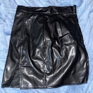 Pleather skirt